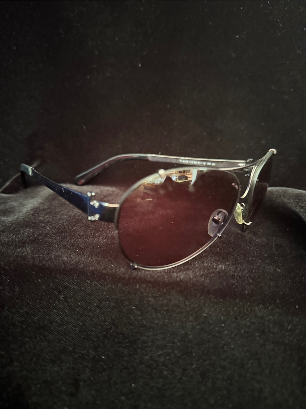 TORY BURCH Unisex Aviator Metal Frame Sunglasses